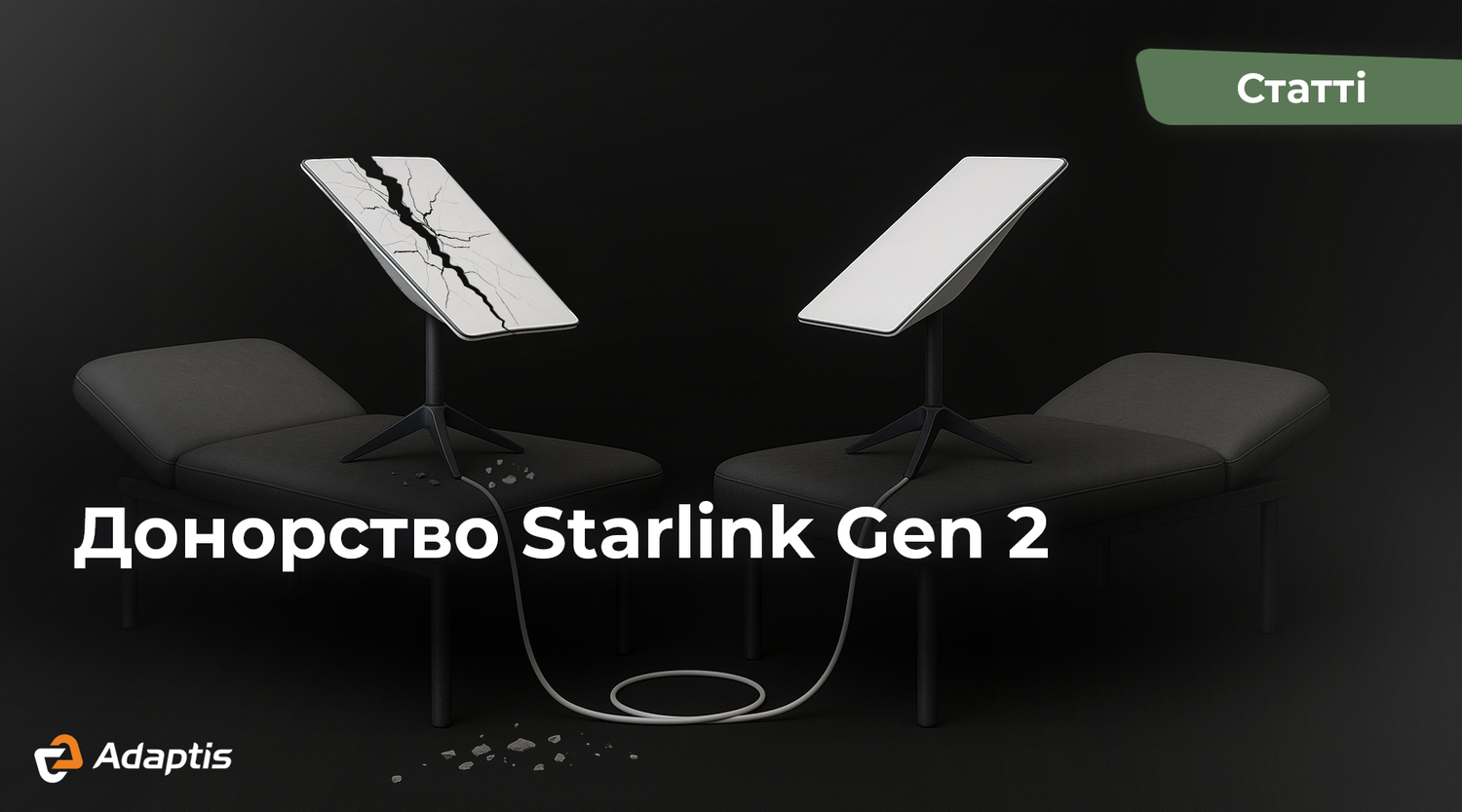 Донорство Starlink Gen 2: як заблокований термінал може врятувати життя?