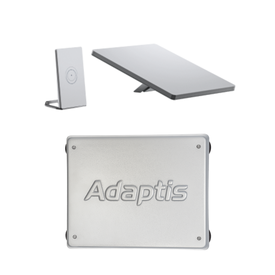Podstawowy zestaw łączności satelitarnej ze Starlink Mini X oraz kompletem Adaptis Mini