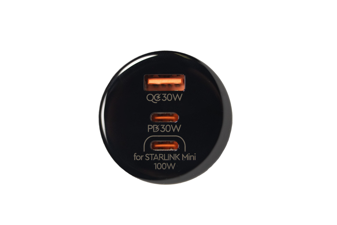 Автомобільний Зарядний Пристрій Adaptis GP-CC160 160W (2 Type-C+USB)