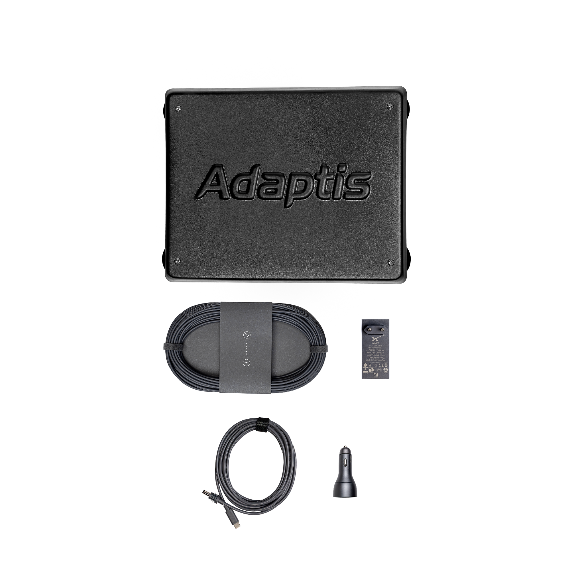 Set: Starlink Mini + Adaptis Mini case + Adaptis car charger + DC-TypeC cable