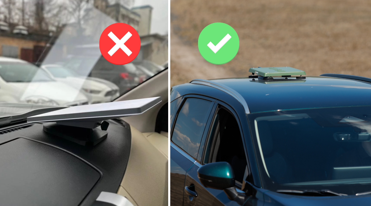 Чому не варто кріпити Starlink в салоні автомобіля?