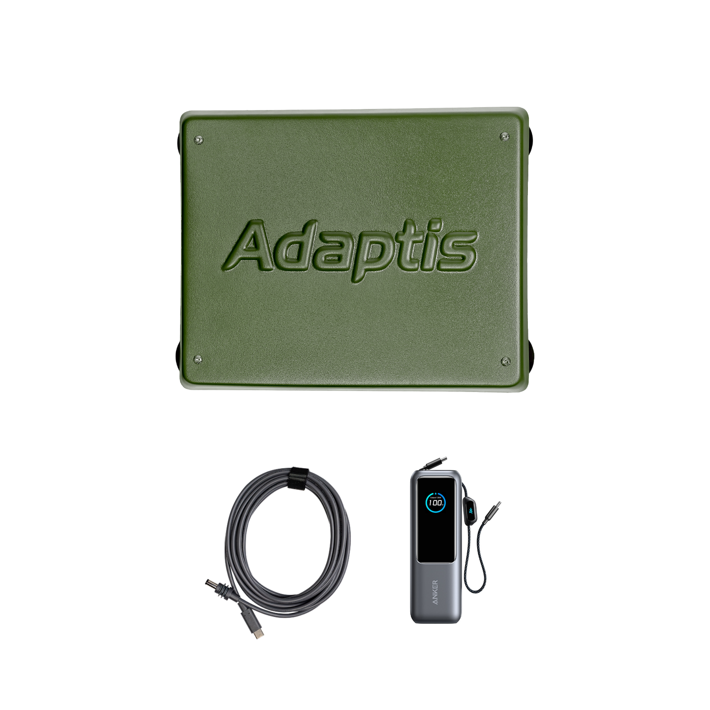 Набір: Корпус Adaptis MiniKit + Кабель Type-C + Павербанк