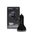 Автомобільний Зарядний Пристрій Adaptis GP-CC160 160W (2 Type-C+USB)