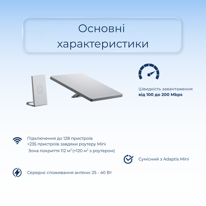 Супутниковий термінал Starlink Mini X з роутером Mini