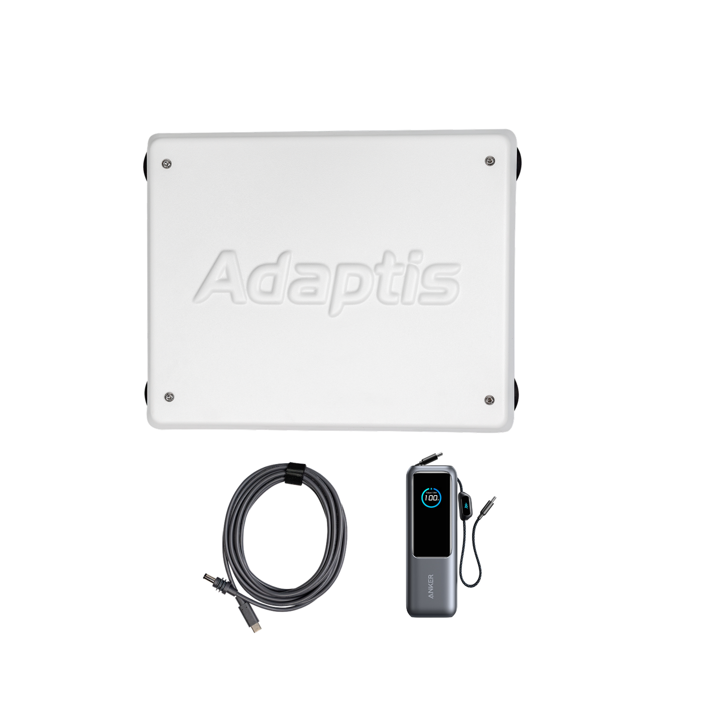 Набір: Корпус Adaptis MiniKit + Кабель Type-C + Павербанк