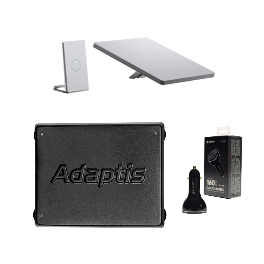 Adaptis Communication System with Starlink Mini X and Car Charger