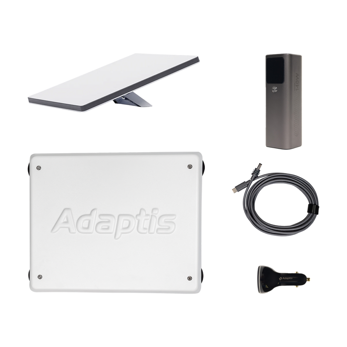 Set: Starlink Mini + Adaptis MiniKit car mount + Type-C cable + Power bank