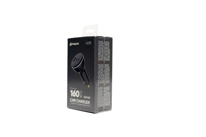 Adaptis GP-CC160 160W Car Charger (2 Type-C+USB)