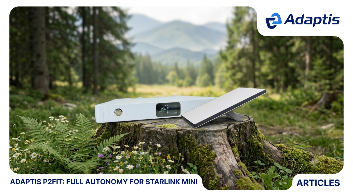 Adaptis P2Fit Review: How to Make Your Starlink Mini Fully Autonomous