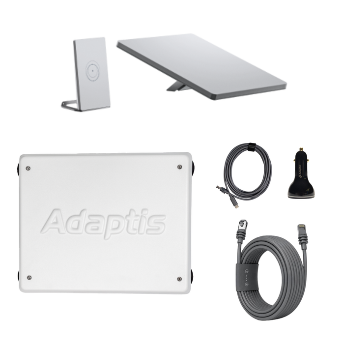 Набір: Starlink Mini X + комплект Adaptis Mini + АЗП + Кабель DC-TypeC + Кабель Starlink Ethernet 15 м