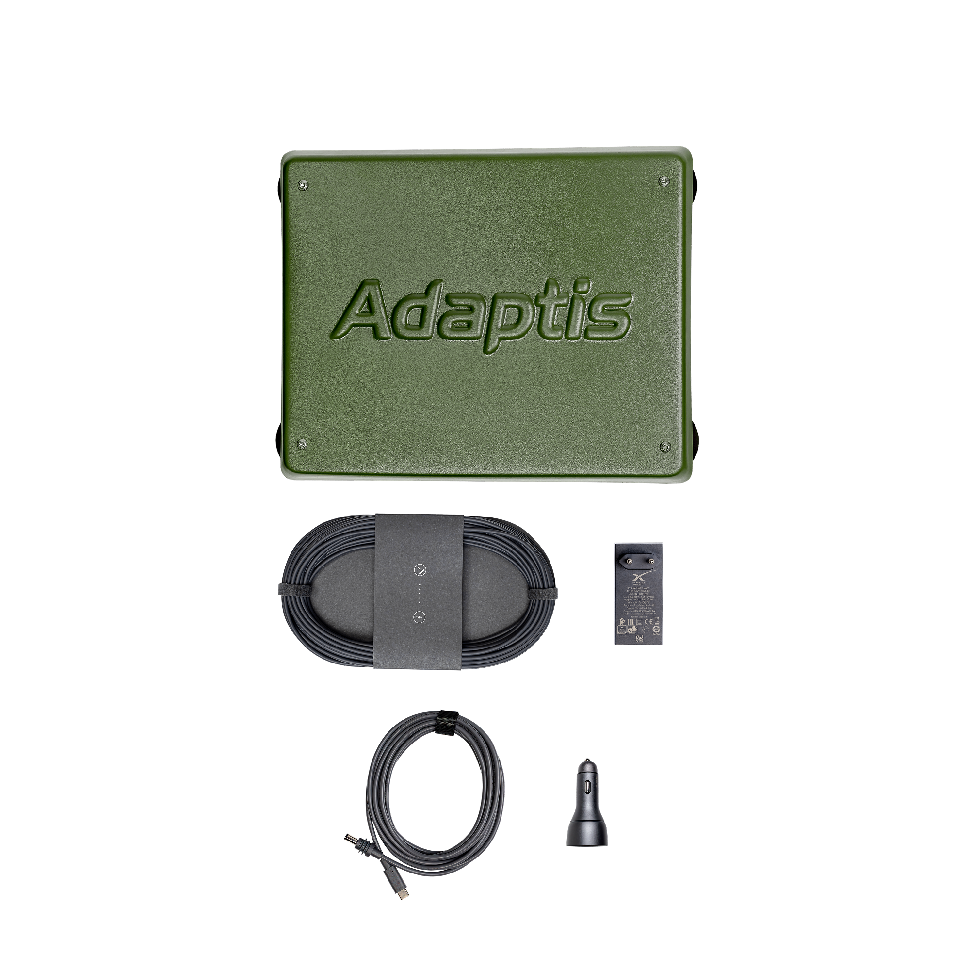 Set: Starlink Mini + Adaptis Mini case + Adaptis car charger + DC-TypeC cable